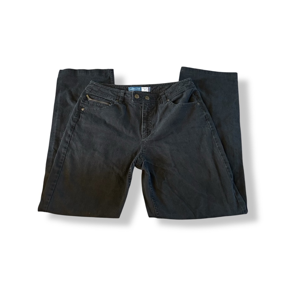 [Liz Claiborne] Black Straight Leg Jeans